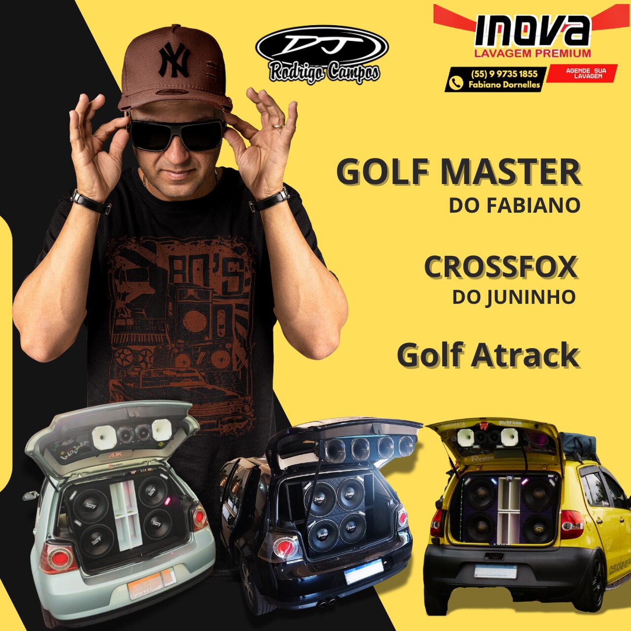 Golf Master do Fabiano Crossfox do Juninho e Golf Atrack