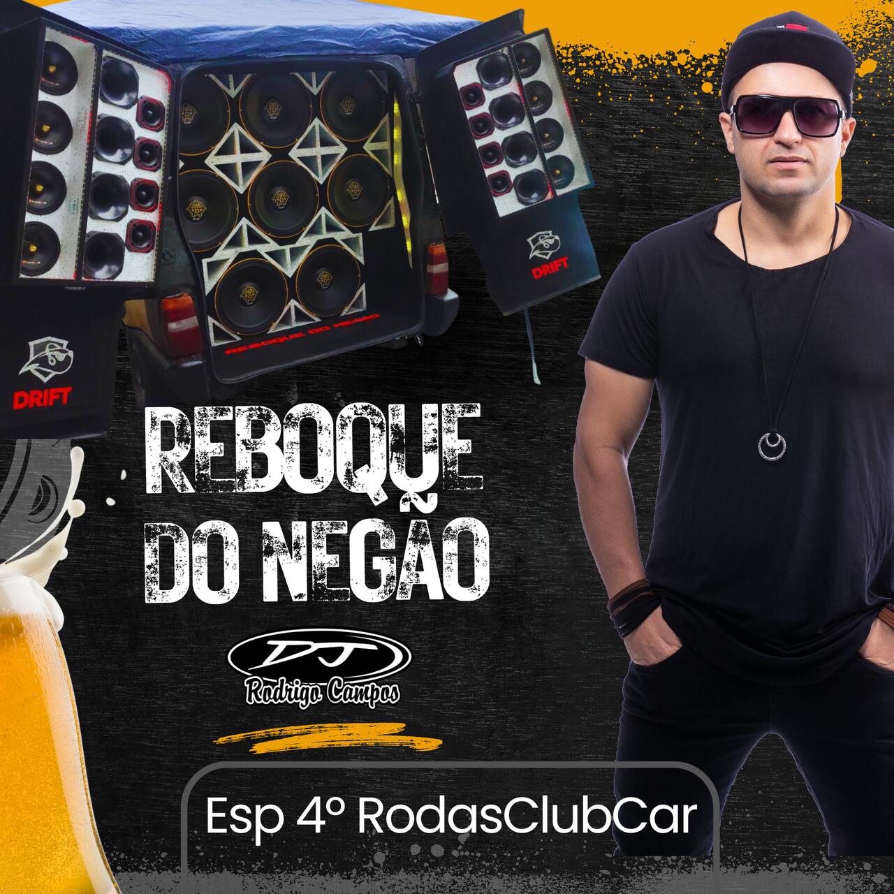 Reboque do Negrao Esp 4 RodasClubCar – MegaFunk – EletroFunk Das Antigas