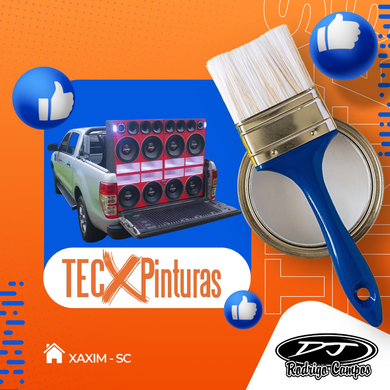 Tec X Pinturas Xaxim SC – TumDum – Pancadao
