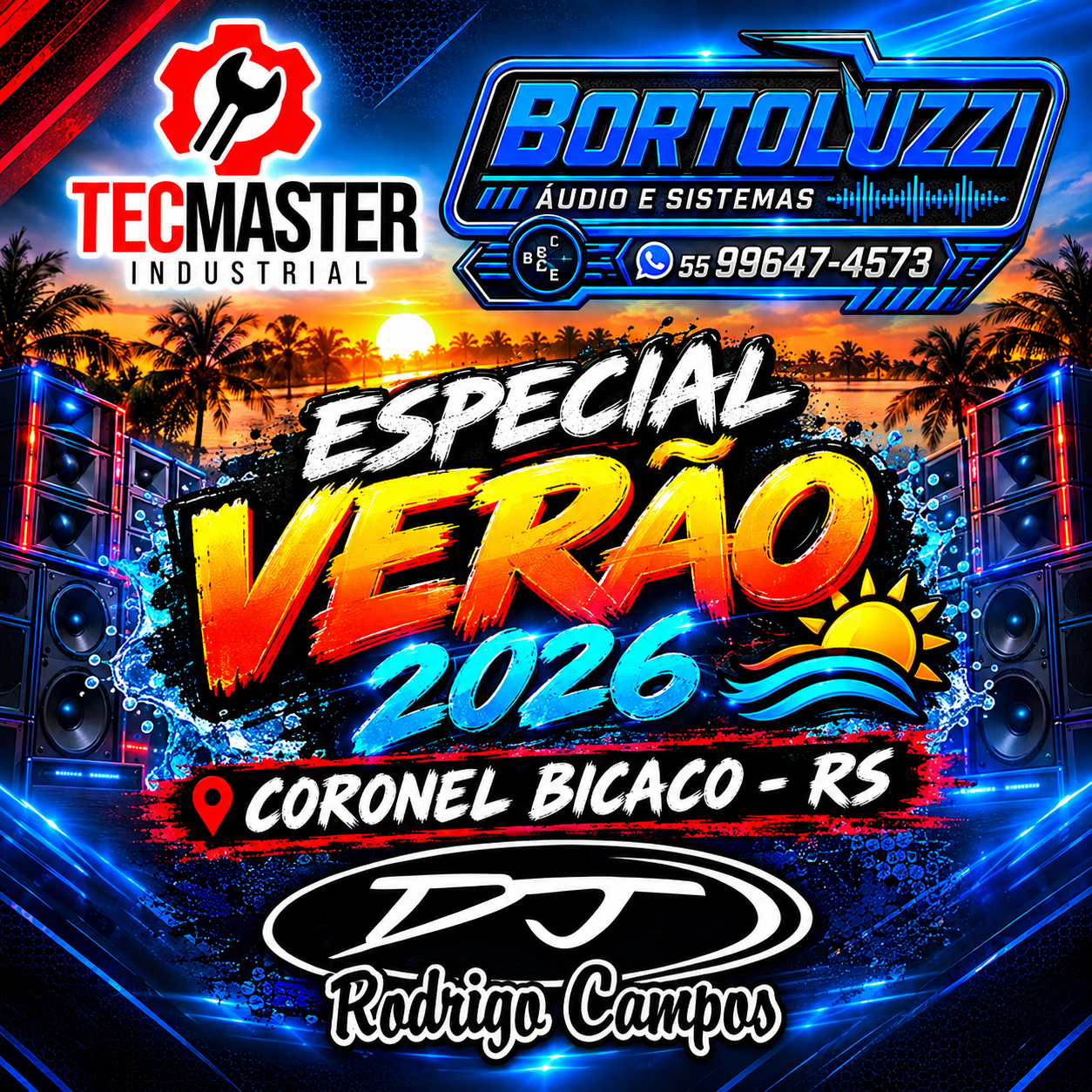 Bortoluzzi Audio e Sistemas e TecMaster Industrial – Coronel Bicaco – RS